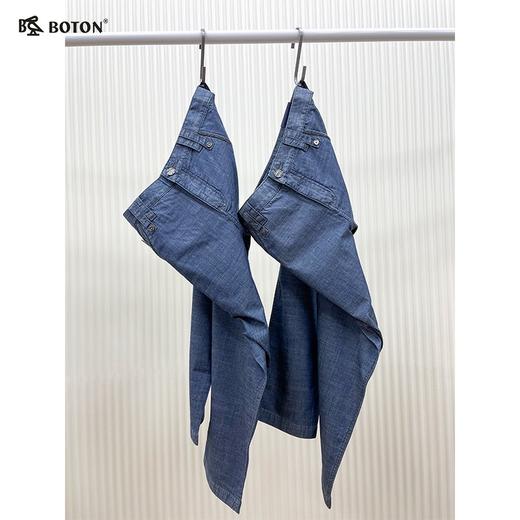 【第2件半价！尾货清仓不退换】波顿女士弹力牛仔七分裤LE381 商品图1