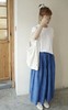 KHADI&CO 棉质自然褶裥半身裙(CEZANNE A.Plain Cotton Skirt)2色可选 商品缩略图3