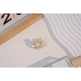 西子/【金色太阳花】贝母14K锆石胸针/SSQY005