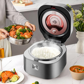 苏泊尔（510491）(SUPOR)本釜电饭煲4L远红外穿透加热0涂层不锈钢内胆多功能煮粥锅智能电饭锅2-8人适用SF40HC0808