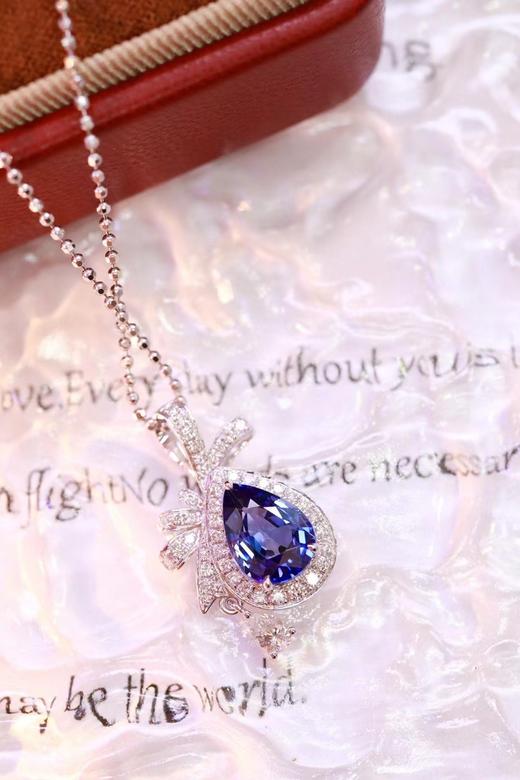 2.45ct 蓝宝石吊坠 商品图1