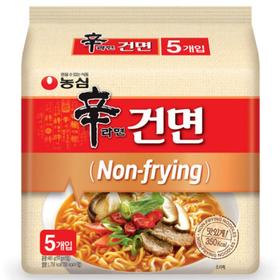 农心辛拉面非油炸(97gx5)농심 신라면 건면