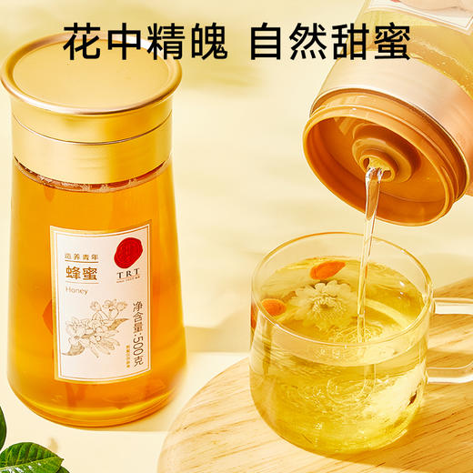 北京同仁堂 造养青年 蜂蜜-500克 漏斗型瓶装 原料纯粹 拒绝添加 便携易使用SY 商品图1