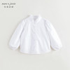 马克珍妮2024年秋装新款 女童甜美荷叶领纯棉衬衫 241377 商品缩略图2