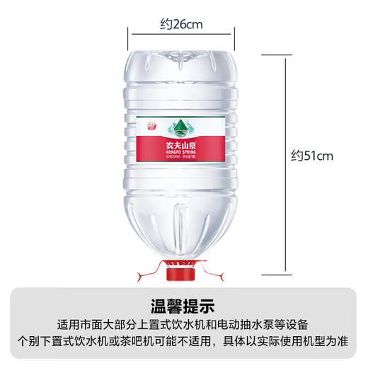 农夫山泉 饮用天然水19L*1桶 商品图3