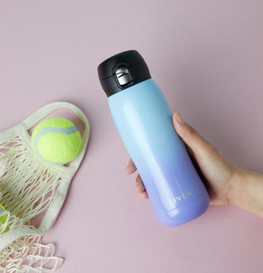 活瓷涂层跃动炫彩系列保温杯500ml 商品图2