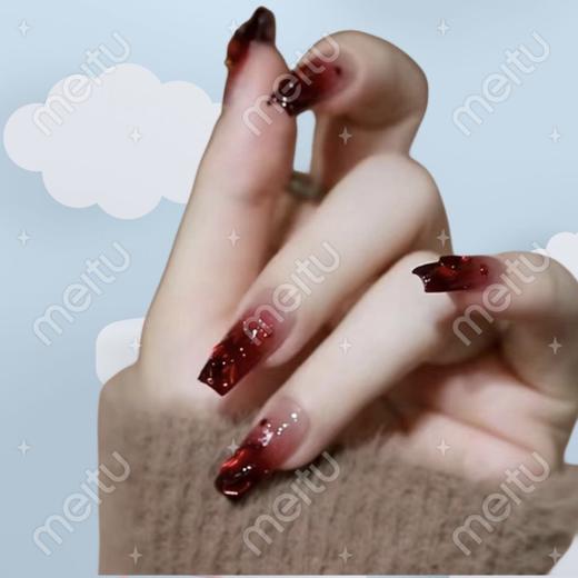 可拆卸贴片甲片显白美甲秋冬穿戴新款长款指甲纯欲风秀禾服高级 商品图1