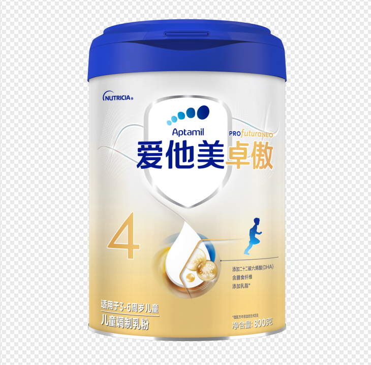 爱他美卓傲儿童配方调制乳粉（3-6周岁，4段）800克