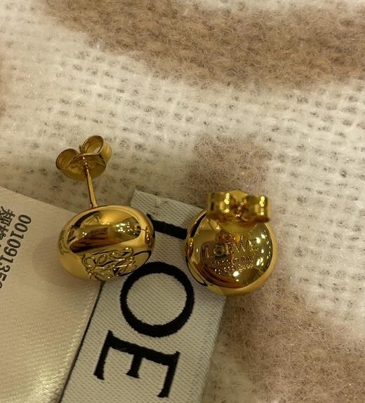 女款纽扣圆豆字母耳钉L01 商品图2