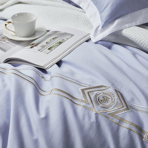 【6F】富安娜素绣床单四件/莫德 商品图1