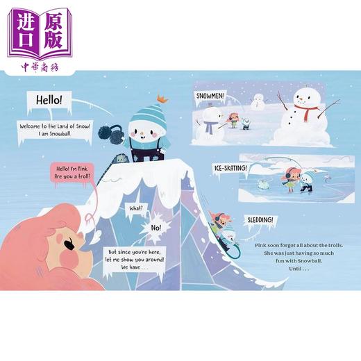 【中商原版】阳光与雪地 Laan Cham Somewhere In Between 英文原版 儿童绘本 图画故事书 精装精品绘本 进口儿童读物 4-8岁 商品图1