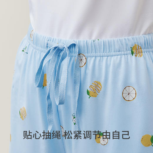 Threegun三枪 【水柔棉】女家居长裤-61302B011 商品图6