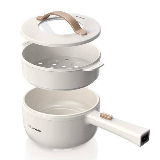 【赠品】小熊煮面锅家用单人小电锅宿舍电煮锅学生锅小火锅DRG-E15F2 商品图2