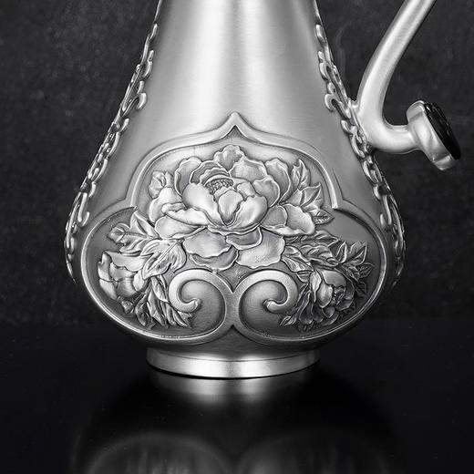 子佩集S999银【如意】酒壶摆件【BX0460550-1】纯银酒具2406 商品图1