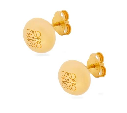 女款纽扣圆豆字母耳钉L01 商品图0