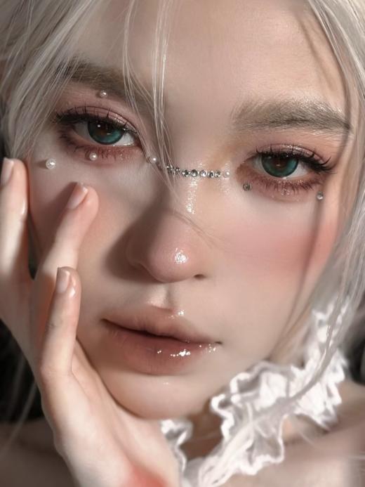 Jellydoll 月抛 绿魔鬼 14.5mm 绿色混血 拍下即为一副两片 有日抛/半年抛 商品图4