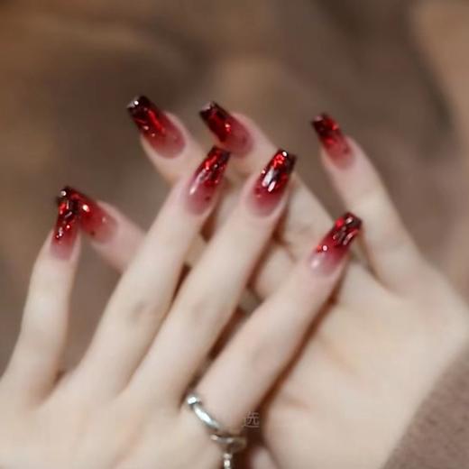 可拆卸贴片甲片显白美甲秋冬穿戴新款长款指甲纯欲风秀禾服高级 商品图3