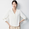 【气质V领】罗蒙女士长袖衬衫简约纯色温柔气质时尚有型衬衣女 商品缩略图2