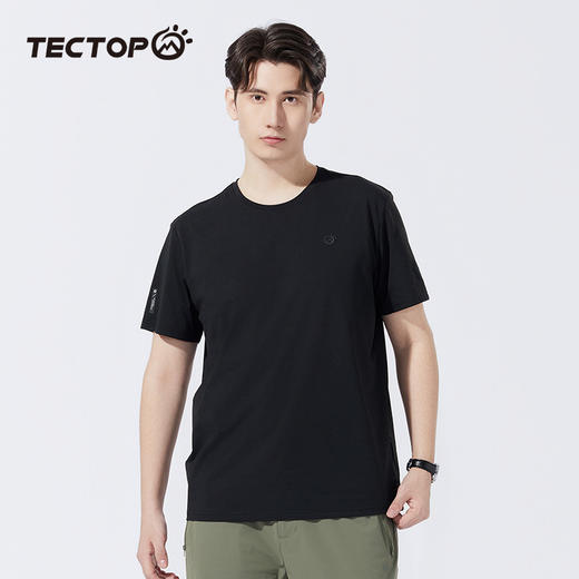 探拓户外运动短袖男吸汗速干衣健身T恤跑步篮球宽松透气上衣夏季 商品图1