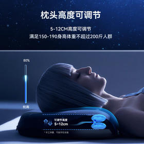 极刻智梦AI智能枕成人颈椎记忆棉枕头智能调节高度颈椎枕 AI智能枕