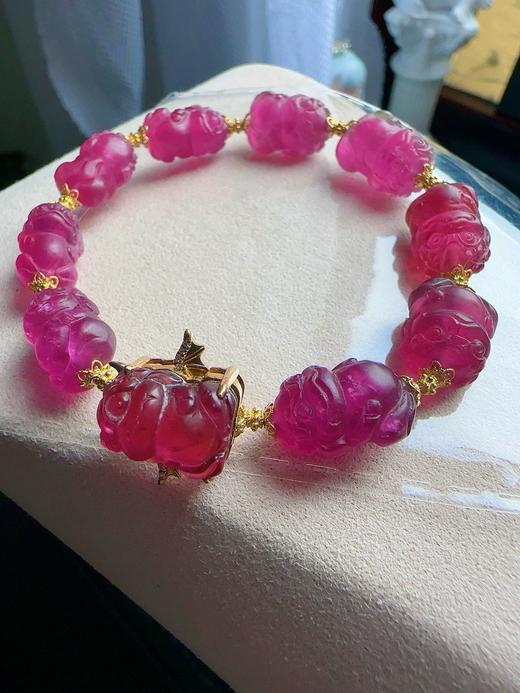 20.3g 雕刻碧玺手链 商品图7