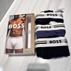【贴身衣物不退不换】HUGO BOSS 平角内裤套装（3条装）男  50492200-985 . 商品缩略图0