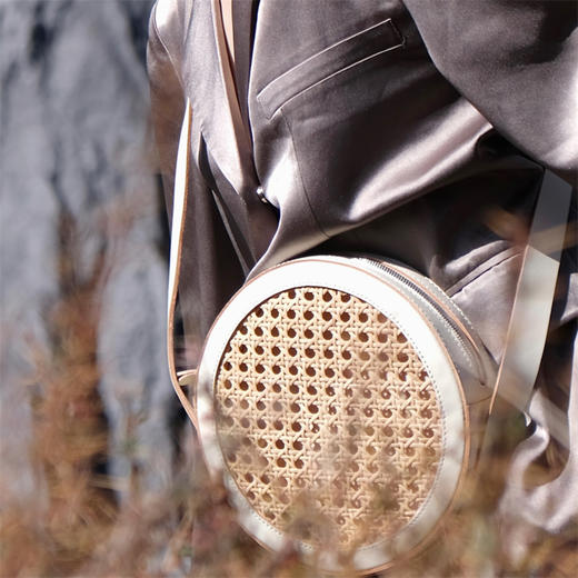 百年传承的“道明竹编”，纯手工藤编、容量大、简约时尚，百年传承的“道明竹编”，纯手工制作，符合东方审美的竹编包 商品图1