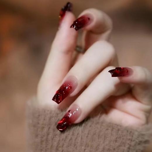 可拆卸贴片甲片显白美甲秋冬穿戴新款长款指甲纯欲风秀禾服高级 商品图0