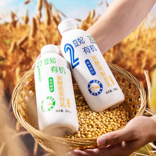 【有机植物酸奶】天然代糖|纯正原味|有机种植|豆香浓郁|有机认证|活菌型|植物蛋白4.4%|膳食纤维|无蛋奶 商品图3