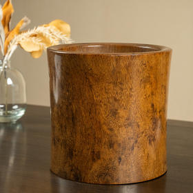 清 红木束腰笔海