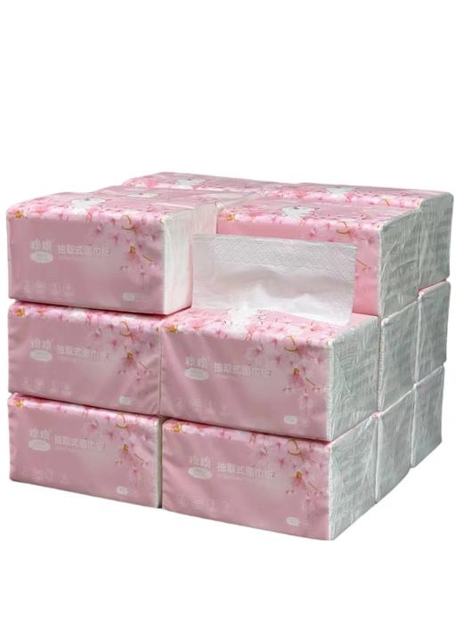 糗糗庄园抽纸面巾纸4层加厚（112抽/包  ） 商品图5