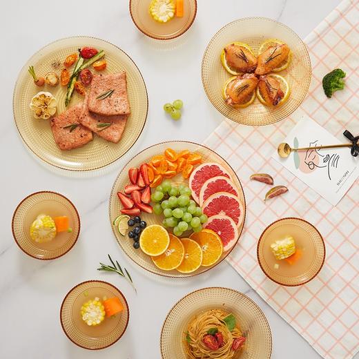 康宁  VISIONS琥珀色餐具8件组A组（晶莹系列） 商品图4