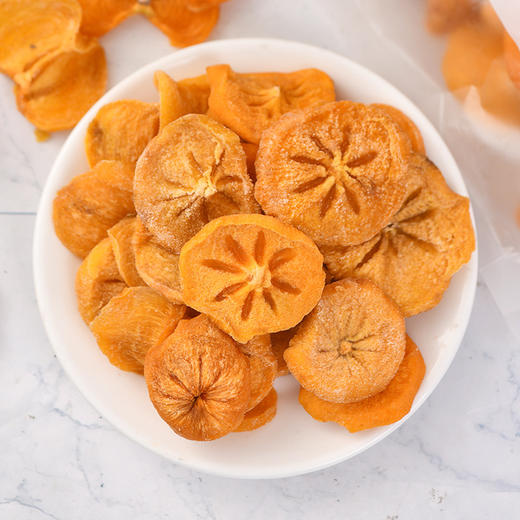 【脆脆甜甜的柿子干】农家柿子干，鲜果采摘，传统晒制，果肉清香脆甜 软糯香甜，老少皆宜健康营养休闲零食果干Y 商品图3