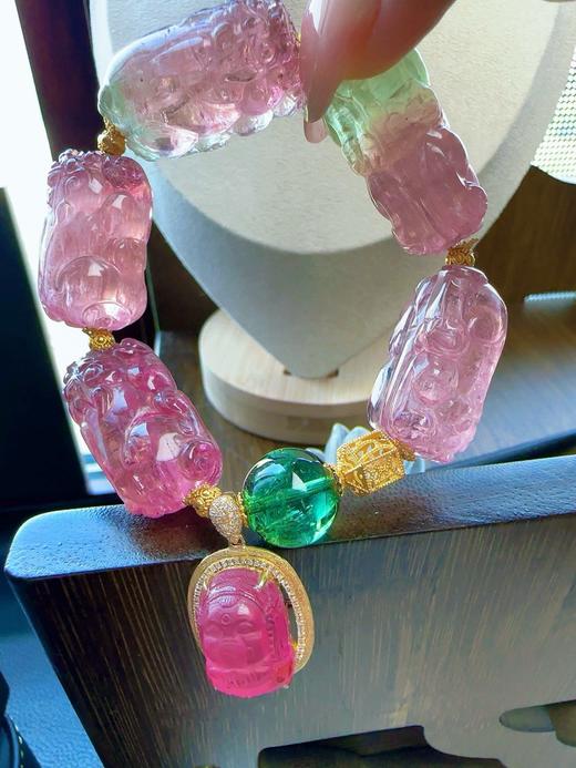 77g 雕刻碧玺手链 商品图6