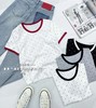74T20092#撞色领点点T 商品缩略图0