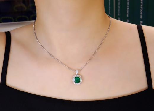 2.15ct 祖母绿吊坠 商品图4