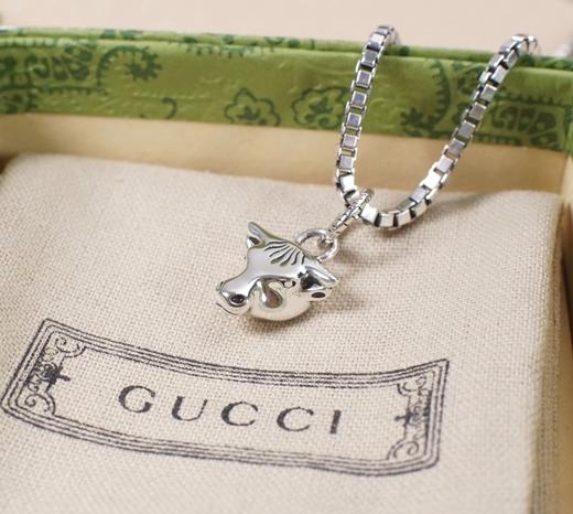 中性款纯银牛头项链G00 商品图1