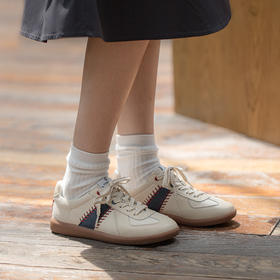 马登2025秋季新款棒球版德训鞋休闲鞋美式板鞋小白鞋女