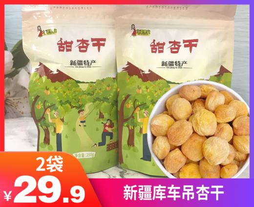 【新疆库车吊干杏】自然成熟，自然风干无添加，人工采摘，保留更多原色原香。-KTAXN 商品图0