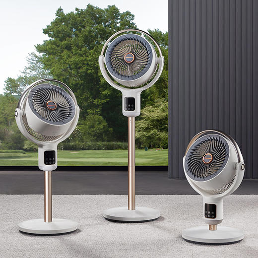 摩飞语音空气循环扇MR3802 家用负离子净化除菌3D送风静柔音直流变频节能摇头电风扇 商品图1