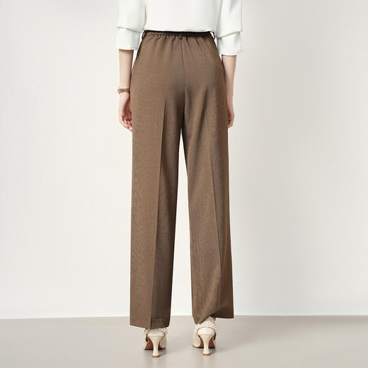 【后侧松紧腰】罗蒙女士休闲裤时尚简约大众商务百搭阔腿裤女 商品图6