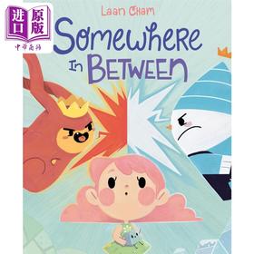 【中商原版】阳光与雪地 Laan Cham Somewhere In Between 英文原版 儿童绘本 图画故事书 精装精品绘本 进口儿童读物 4-8岁