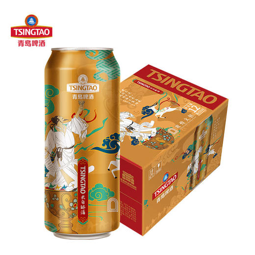 青岛啤酒太白醉酒敦煌联名款 500ml*12罐 商品图2