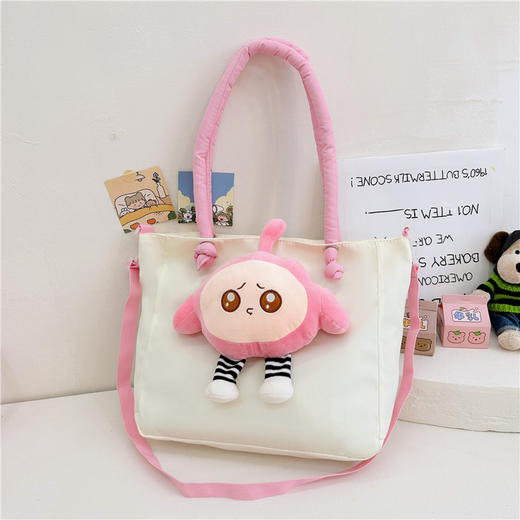 【爆款可爱蛋仔派对单肩包包】卡通学生搞怪少女软萌大容量手提单肩斜挎包 商品图5