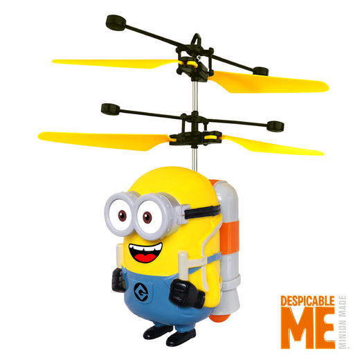 【感应飞行 操作简单】神偷奶爸 小黄人大眼萌感应悬浮飞机 儿童玩具感应飞行器 商品图3