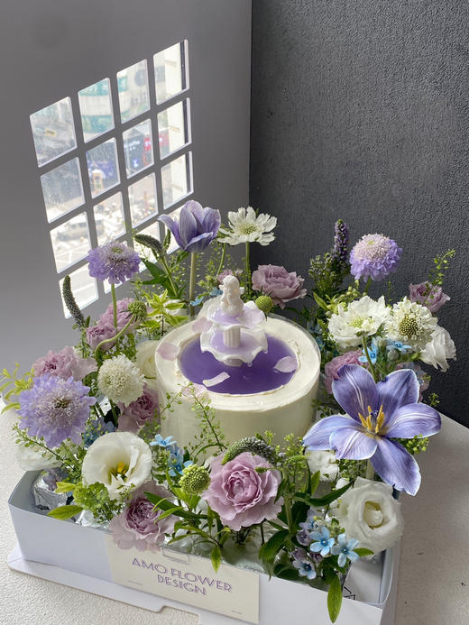 鲜花许愿池蛋糕 商品图0