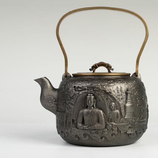 晋韵堂大美山西纯手工铸铁壶电陶炉煮茶器泡茶壶煮茶烧水壶家用 商品图0