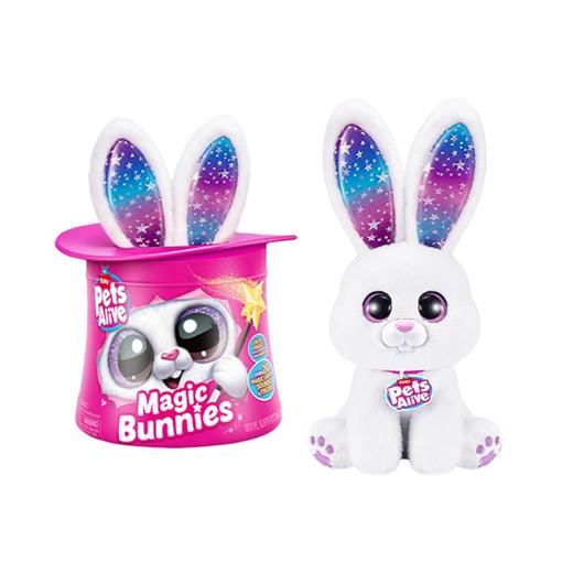 ZURU佩特宠物魔法邦妮兔梦幻灯光音效兔兔女生儿童毛绒生日玩具 商品图4