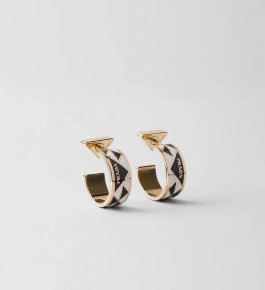 女款三角形徽标耳钉P00 商品图0