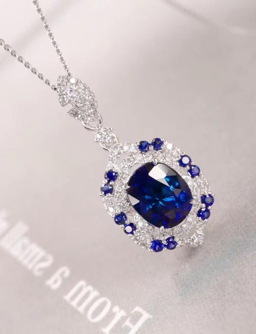 1.9ct 蓝宝石吊坠 商品图0
